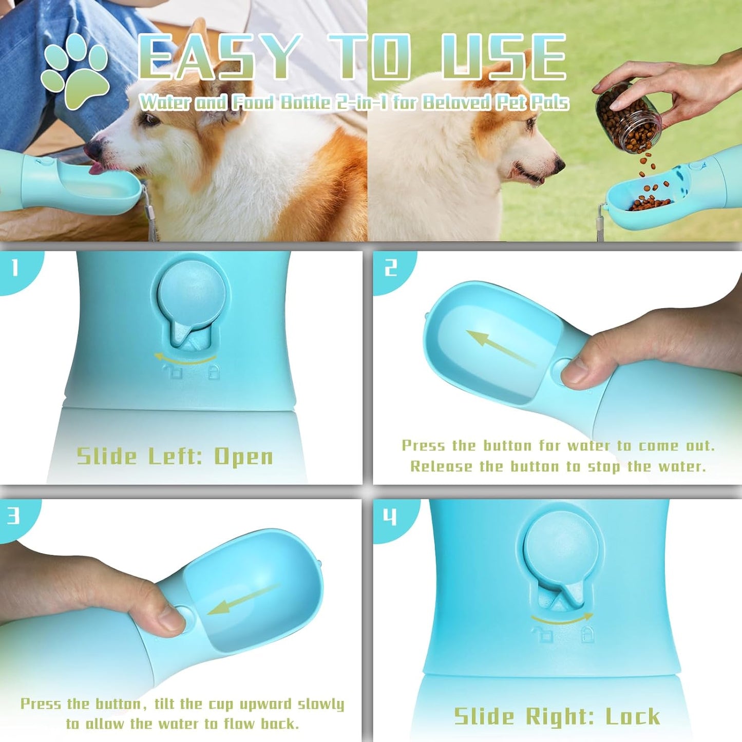 Travel Dog Water Bottles