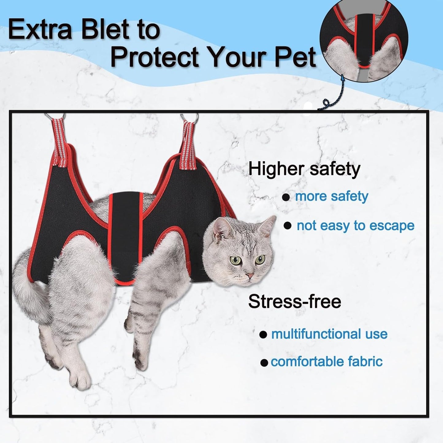 Pet Hammock Restraint Bag